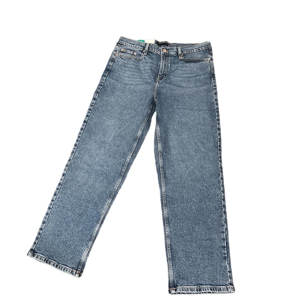 NWT Calvin Klein High Rise Straight Leg Jeans Melody Blue Size 12 Denim